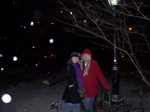Snowing in Central Park