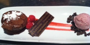 anniversary dessert